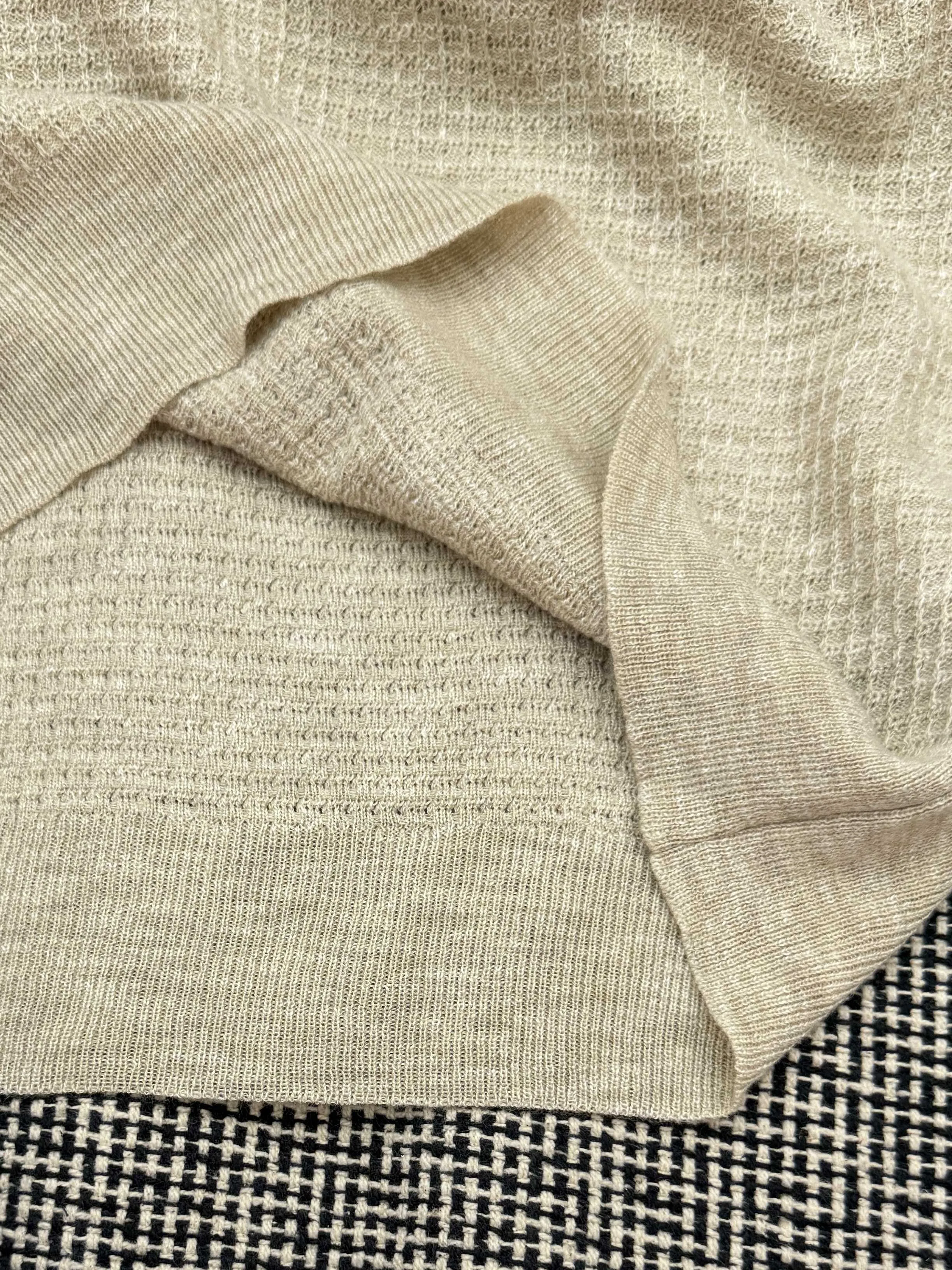 Loro Piana hollow knitted polo shirt 48/50/52/54